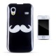Zooky® Soft TPU Gel Moustache Design Case for  Galaxy ACE (S5830)